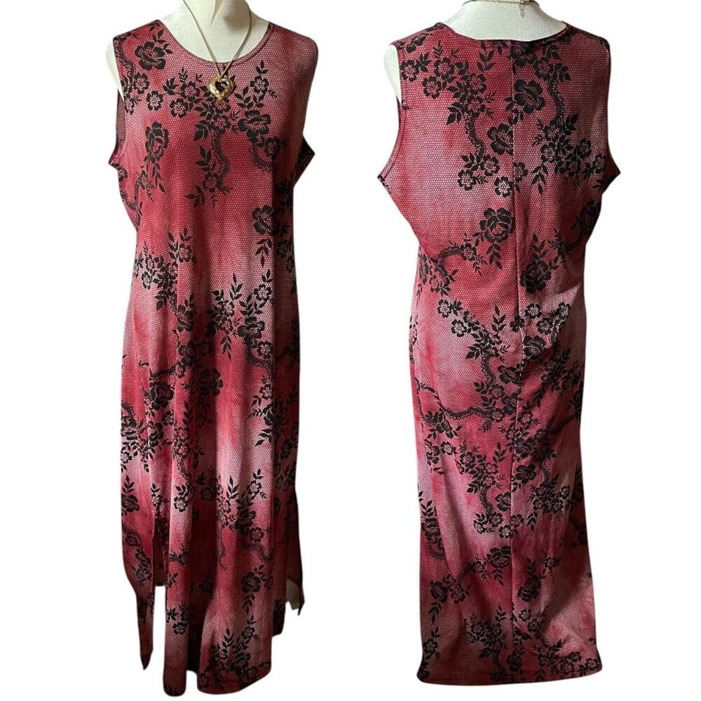 Vintage Grunge Maxi Dress